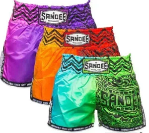 Sandee Warrior Thai Shorts Muay Thai Boxing Fight Mens Adult - Picture 1 of 15