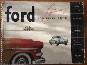 1954 Ford Dealer Showroom Album - Picture 1 of 12