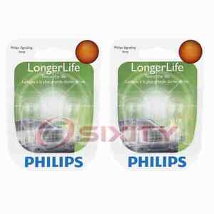 2 pc Philips Map Light Bulbs for Dodge B150 B1500 B250 B2500 B350 B3500 mi