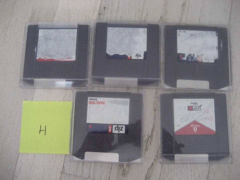lot de 5 disquettes zip 100  reference H - Photo 1/1
