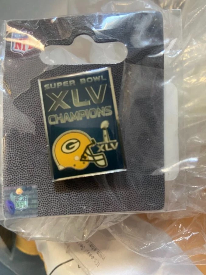 Green Bay Packers Football Jersey Hat Pin Tie Tack Super Bowl XLV Game  2011 NEW - Image 1 of 1