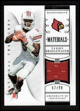 2015 National Treasures Collegiate Materials #97 Teddy Bridgewater Jersey /99