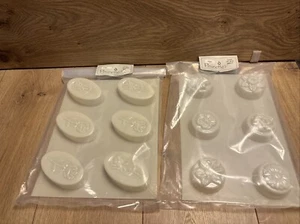 2 Fogli per fare stampi per candele sapone in plastica Pourette, 12 stampi floreali rose fiori - Foto 1 di 21
