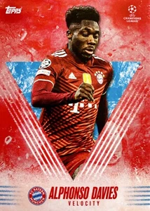➠ Juego curado Topps Alphonso Davies #23 Velocity | Alphonso Davies - FC Bayern - Imagen 1 de 1