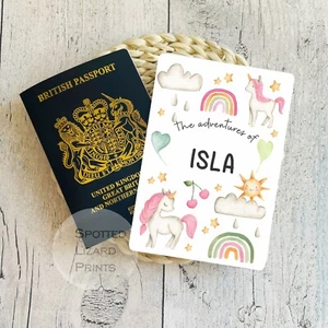 Personalised First Passport Cover - 1st Passport Holder - Kids Passport Cover - Picture 1 of 41