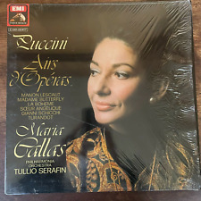 Maria Callas - Puccini Arias (LP) for EMI in Sept. 1954 Tullio Serafin conducted