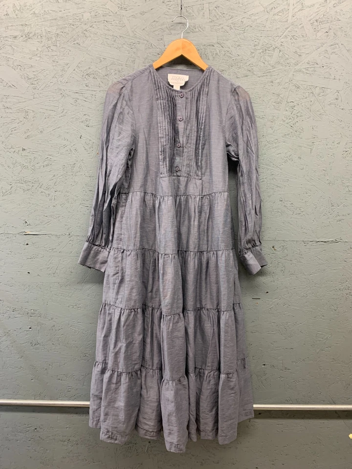 Mare Mare X Anthropologie Agosta Tiered Midi Women's Dress Size Petite Small - Image 1 of 4