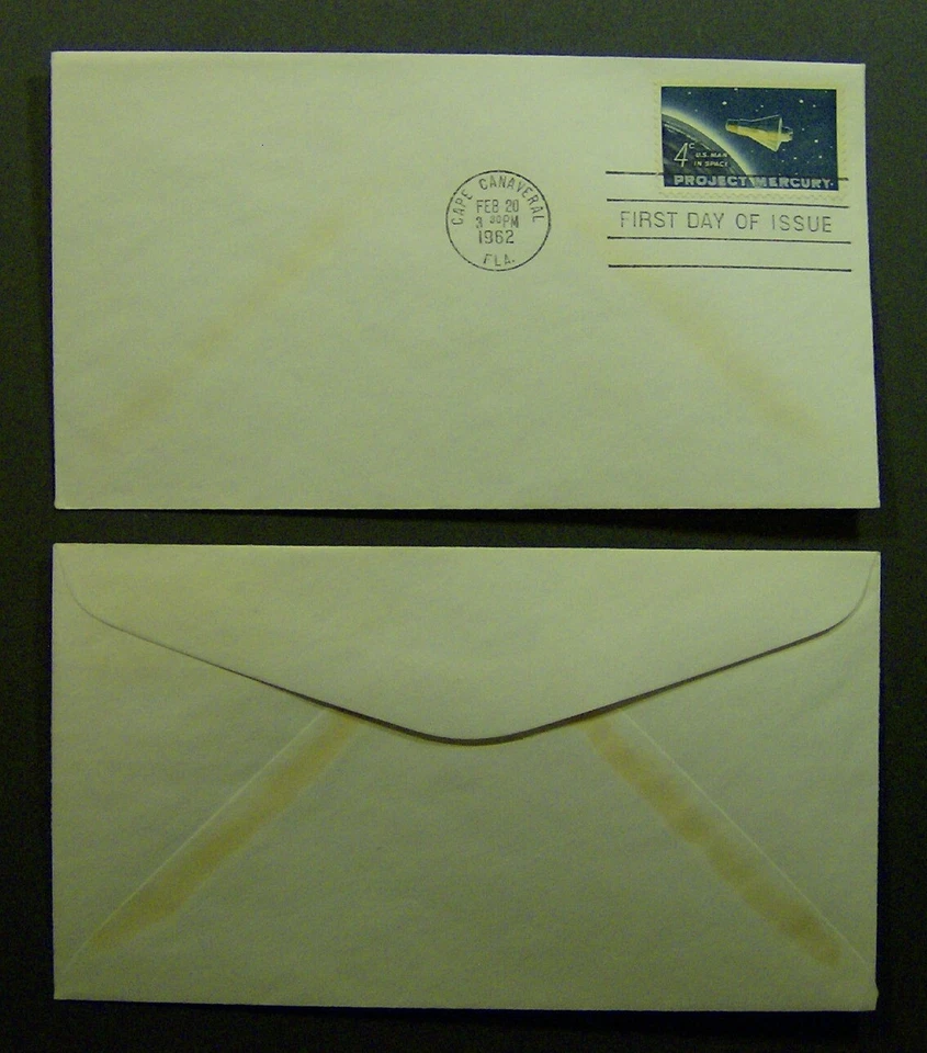 Project Mercury 1962 First Day Space Cover PLUS BONUS WORLDWIDE STAMP LOT - Image 1 of 1