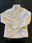 Est 1989 Place Girls Zip Up Fleece Jacket Size M 7/8 White Long Sleeve Soft Coat