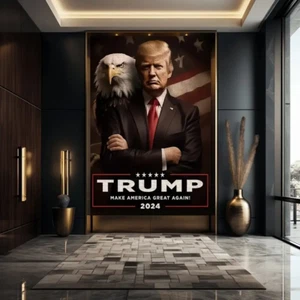 Make America Great Again Donald Trump 2024 Poster No Frame - Picture 1 of 8