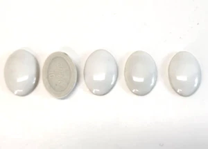 Lote de 5 cabujones en blanco para pintura de porcelana china frente esmaltado Japón - Imagen 1 de 6