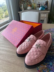 NEU Tory Burch Mini Everly klobige Halbschuhe, rosa Größe 9,5 M - UVP 420,00 $! - Bild 1 von 11