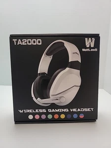 AURICULARES INALÁMBRICOS PARA JUEGOS TA2000 Wolflaws, Azul Nuevo Compatible Multiplataforma  - Imagen 1 de 5