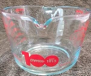 Pyrex 4 tazas/1000 ml vidrio transparente mango vaso medidor 100 años seguro para microondas - Imagen 1 de 8