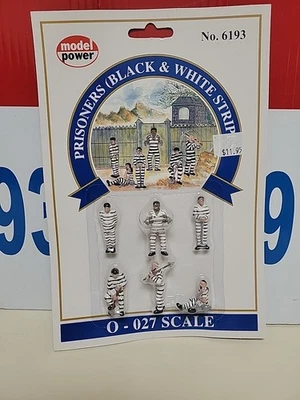 Model Power # 6193 Prisoners ( Black & White Stripes) - Image 1 of 3