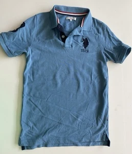 US Polo ass. Boys 8-9 Years T-shirt Blue - Picture 1 of 7