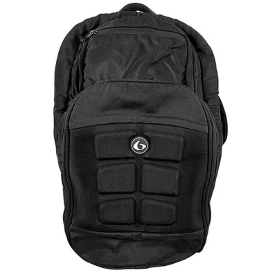Paquete de 6 Mochila de Viaje Fitness Negra Bolsa de Gimnasio Organizador Entrenamiento Gimnasio *LEER Foto 1 de 4