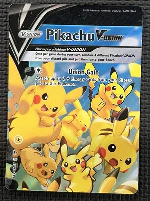 Pikachu V Union SWSH139 Sword & Shield Black Star Promo Holo Pokemon Card TCG NM - Image 1 of 2