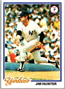 1978 Topps Jim "Catfish" Hunter (HOF) #460 - Yankees EX CONDITION - Picture 1 of 2