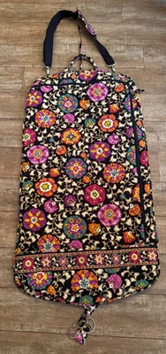 Vera Bradley Pink Delft Garment Bag Soft sides quilted floral vintage retired - Image 1 of 4