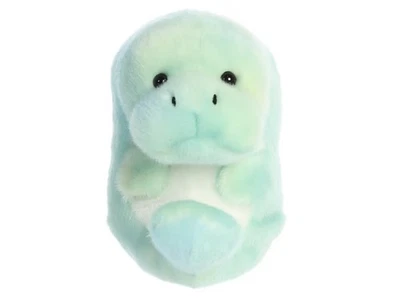 Aurora Round Rolly Pet Myrtle Manatee Stuffed Animal, Green, 5" - Image 1 of 4