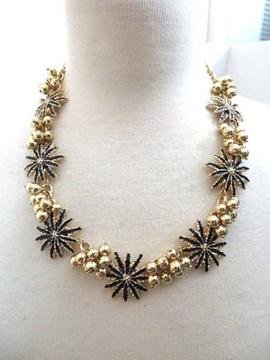 NEW TALBOTS FLOWER BEAD NECKLACE 18-21" - Image 1 of 2