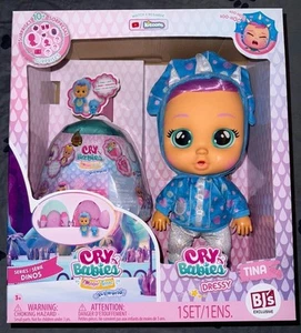 Cry Babies Magic Tears ~ Icy World Play Set “DRESSY TINA DOLL” ~ DINO Series ~ - Picture 1 of 9