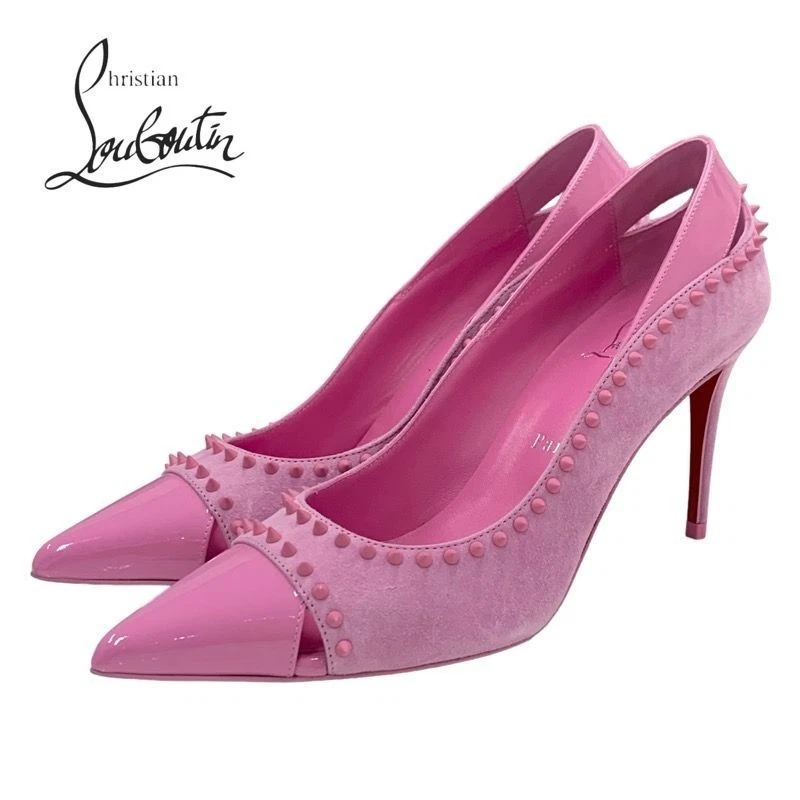 ☆Christian Louboutin スパイクピンクサイズ36.5☆ ☆Christian Louboutin スパイクピンクサイズ36.5☆