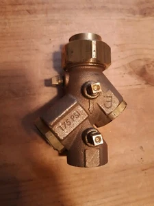 Dual Check Valve 175 Psi Model 40-3a44atp Size 3/4 - Picture 1 of 4
