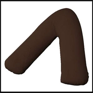 Funda de almohada ortopédica/enfermería/embarazo de algodón en forma de V - 200tc percal cott - Imagen 1 de 5