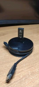 Logitech G930 Charging Base W/ Receiver Only (NO HEADPHONES) Black - Photo 1/3