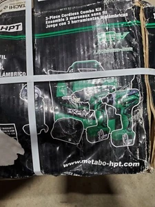 NEW Hitachi Metabo Drill, Impact Driver and Flashlight Cordless Combo w/Case&Bat - Picture 1 of 3