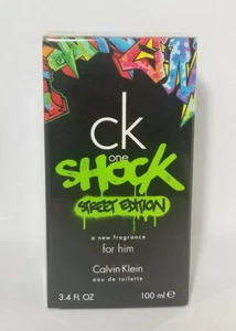 CK One Shock Street Edition For Him EDT Spray 3.4 oz / 100ml NIB Sealed Free Shp - Picture 1 of 3