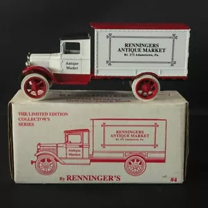 1992 Ertl Die Cast Metal 1931 Hawkeye Delivery Truck Bank by RENNINGER'S MIB - Picture 1 of 12