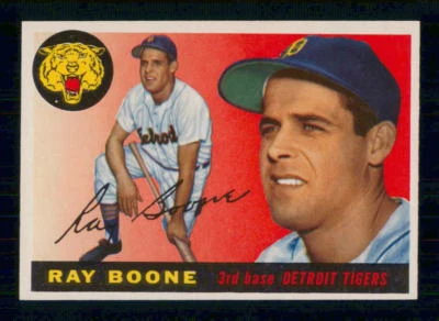 1955  TOPPS  BASEBALL  # 65  RAY BOONE    7984 - Image 1 of 2
