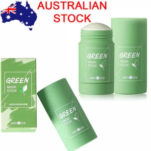 AU Purifying Green Tea Mask Oil Control Clay Stick Anti-Acne Fine Solid - Picture 1 of 5