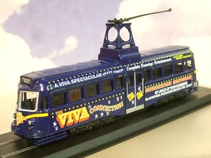 HERVORRAGENDE 1/76 DIECAST 1937 BLACKPOOL BÜRSTE RAILCOACH/STRASSENBAHN ""VIVA"" NACHTCLUB LACKIERUNG - Bild 1 von 2