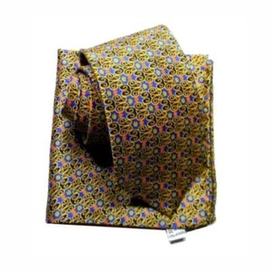 Cravate Taille Classique Satin De Soie Et Sac à Main Homme en Soie Made IN Italy - Bild 1 von 1