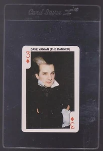 VERY RARE 1986 DANDY ROCK'N BUBBLE ~ THE DAMNED PLAYING CARD ~ DAVE VANIAN ~ QTY - Picture 1 of 2