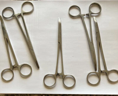 Graded fishing forceps 5 X 6” Straight Factory Seconds - Image 1 of 2