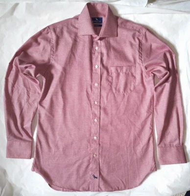 Chester Barrie Pink Cotton Shirt 15 38cm New Without Tags * - Image 1 of 4