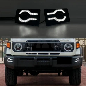 Lámpara antiniebla LED DRL intermitente compatible con Land Cruiser LC76 LC78 LC79 2024-2026 2 PIEZAS - Imagen 1 de 9