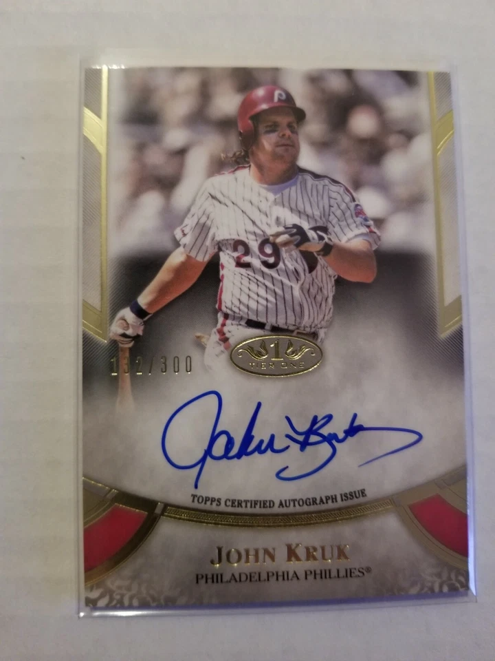 2021 Tier One Prime Performers Autograph John Kruk #PPA-JK Auto 132/300 Phillies - Image 1 of 1