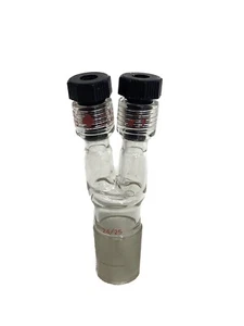 Adaptador de termómetro doble Ace-Thred ACE Glass #7 junta 24/25 5031-10 - Imagen 1 de 6