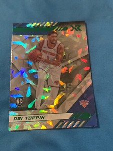 2020-21 Panini Chronicles - Xr Green Ice #288 Obi Toppin (RC)