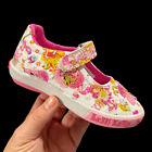 Chaussures Lelli Kelly tout-petit filles perles Mary Janes taille 9 rose blanc embellies