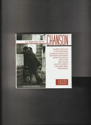 La Legende de la Chanson [10 CD Box]  Gilbert Becaud Yves Montand Edith Piaf - Bild 1 von 2