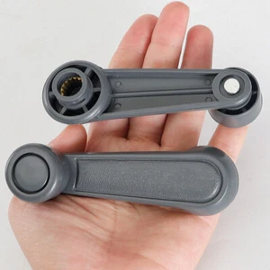 NEW PAIR Window Crank Lever Handle GRAY FOR Toyota Tacoma, T100, Pickup, Corolla - Picture 1 of 9