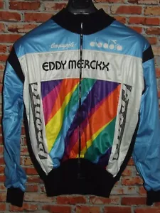 EDDY MERCKX MAGLIA BICI GIACCA JACKET CICLISMO PILE SINTETICO tg. L - Bild 1 von 2