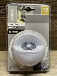 Luce notturna corridoio luce di emergenza LED 0,34 Watt 360° crepuscolo sensore presa NUOVO - Foto 1 di 9